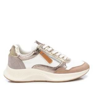 NEW XTI women's casual fashion sneakers in beige